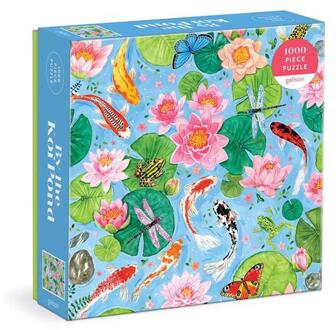 By The Koi Pond 1000 Piece Puzzle In Square Box -  Galison (ISBN: 9780735376489)