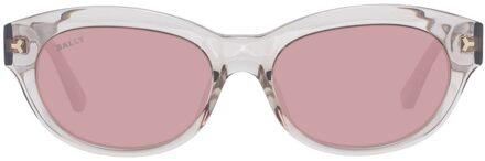 By3008 Zonnebril Roze Lenzen Bruin - One Size