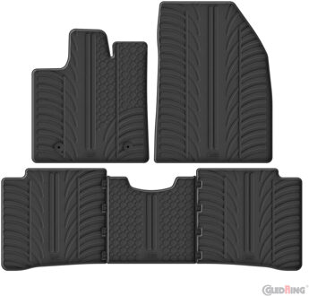 BYD Gledring Rubbermatten passend voor BYD Atto 3 2022- (T profiel 5-delig) GL0636