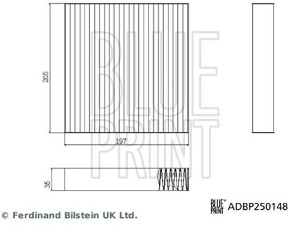 BYD Interieurfilter ADBP250148