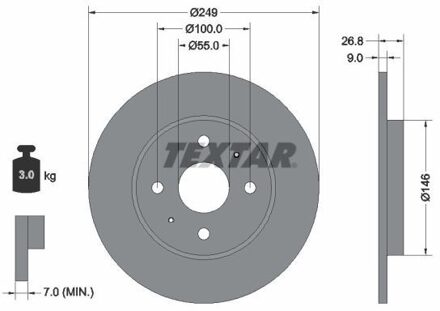 BYD Remschijf 92352203