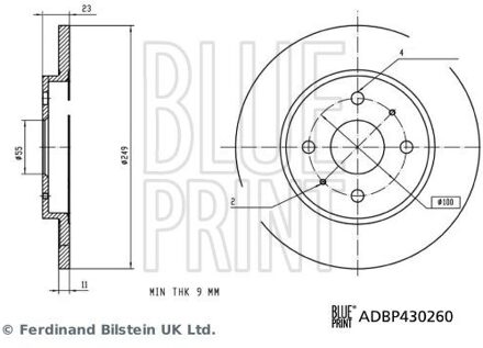 BYD Remschijf ADBP430260
