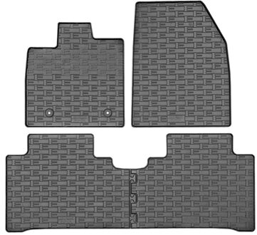 BYD Rubber matten passend voor BYD Atto 3 2022- (4-delig met bevestigingspunten) CKRBY01