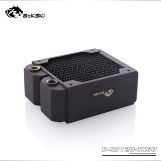 Bykski B-RD120-TK60 120 120mm Triple Rij Koperen Radiator Waterkoeling 60mm