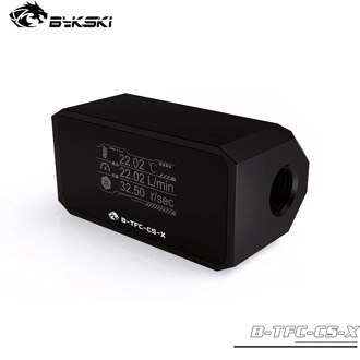 Bykski B-TFC-CS-X Digital Flow Meter Temperature Display