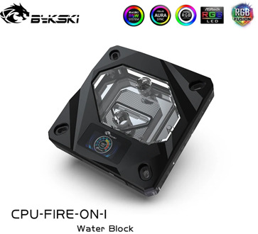 Bykski CPU Block for Intel Digital Thermometer CPU-FIRE-ON-I