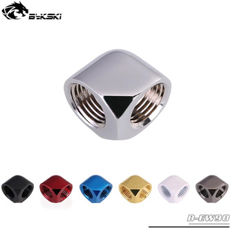 BYKSKI G1/4'' Thread 90 Degree Fitting Adapter Water Cooling Adaptors