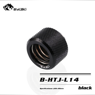 BYKSKI OD14mm Hard Tube Fitting Hand Compression Fitting G1/4'' Computer Accesspries Fitting use for acrylic tube