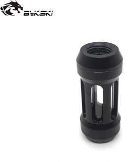 BYKSKI Water Cooler Flow Meter G1/4" Metal Flow Filter System Dedicated Dual Flowing Water Filter connector Cooler Fitting