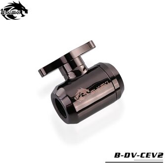 Bykski Water Kleppen, Hand-Draai Afvoer Schakelaar, Aluminium Handvat Voor Hard Tubing, B-DV-CEV2 alle grijs