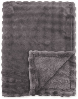 Byrklund Bedsprei Ribbed Comfort - Antraciet - 150x200cm Van Byrklund Microvezel - Dekbed-Discounter.nl