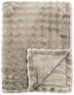 Byrklund Bedsprei Ribbed Comfort - Taupe - 150x200cm Van Byrklund Microvezel - Dekbed-Discounter.nl