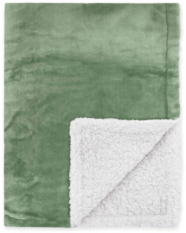 Byrklund Bedsprei Snowy Hug - Olijfgroen - 150x200cm Van Byrklund Microvezel - Dekbed-Discounter.nl