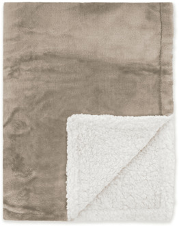 Byrklund Bedsprei Snowy Hug - Taupe - 150x200cm Van Byrklund Microvezel - Dekbed-Discounter.nl