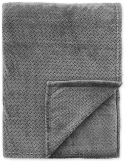 Byrklund Bedsprei V-Bone - Antraciet - 130x160cm Van Byrklund Microvezel - Dekbed-Discounter.nl