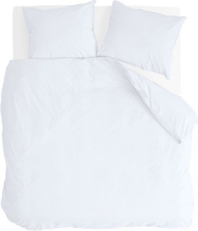 Byrklund Dekbedovertrek Katoen - Sleep Softly - Wit - Tweepersoons (200x200 Cm) - Wit Katoen - Effen - Byrklund - Dekbed-Discounter.nl - 200 x 200/220 cm