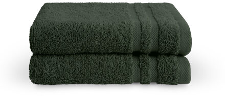 Byrklund Gastendoek Donker Groen 30x50 cm - 2 stuks