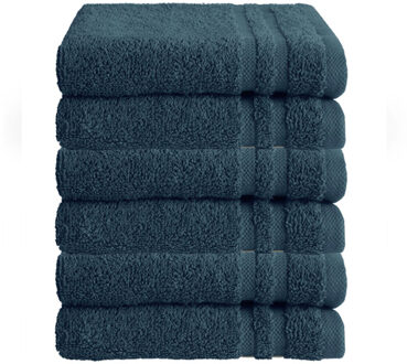 Byrklund Gastendoek Donkerblauw 30x50 cm - 6 stuks