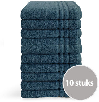 Byrklund Handdoek 50x100 cm 500gram Donkerblauw - 10 stuks
