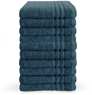 Byrklund Handdoek 50x100 cm 500gram Donkerblauw - 10 stuks