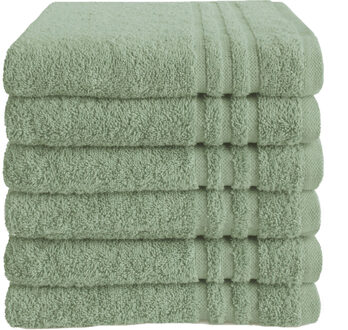 Byrklund Handdoek 50x100 cm 500gram Jade - 6 stuks