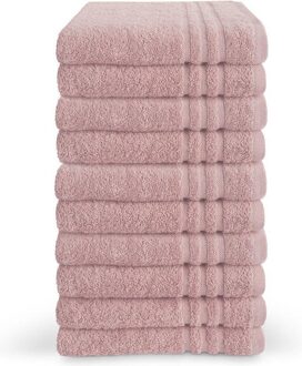 Byrklund Handdoek 50x100 cm 500gram Oud Roze - 10 stuks