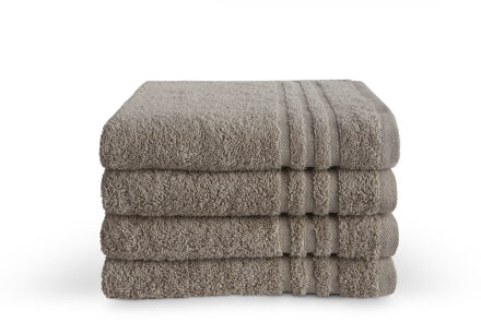 Byrklund Handdoek 50x100 cm 500gram Taupe - 6 stuks