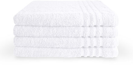 Byrklund Handdoek 70 x 140 cm 500gram Wit - 6 stuks - 70x140 cm