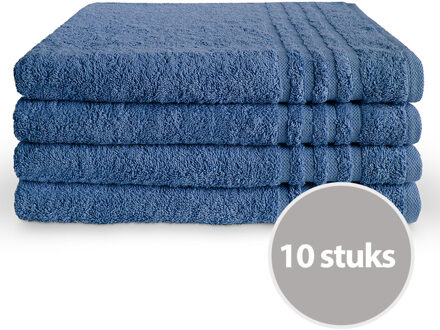 Byrklund Handdoek 70x140 500gram Blauw - 10 stuks - 70x140 cm