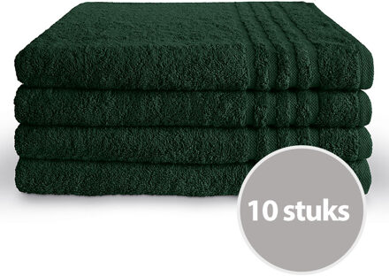 Byrklund Handdoek 70x140 cm 500gram Donker Groen - 10 stuks