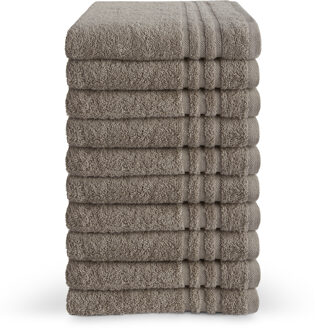 Byrklund Handdoek 70x140 cm 500gram Taupe - 10 stuks