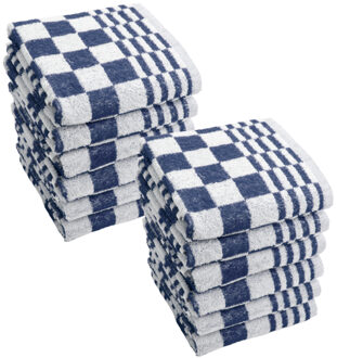 Byrklund Keukendoek Clean & Fresh Blauw - 12 stuks - 50x50 cm