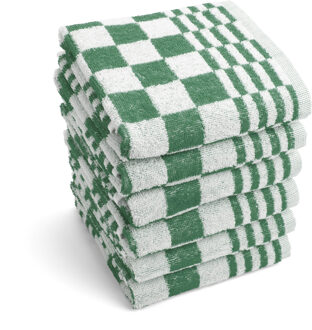 Byrklund Keukendoek Clean & Fresh Groen - 6 stuks - 50x50 cm