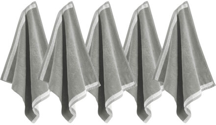 Byrklund Keukendoek Dry Hands Grijs - 5 stuks - 50x50 cm