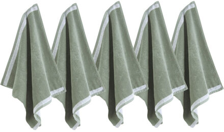 Byrklund Keukendoek Dry Hands Jade - 5 stuks - 50x50 cm