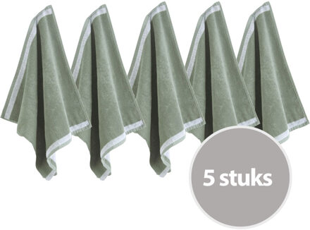 Byrklund Keukendoek Dry Hands Jade - 5 stuks - 50x50 cm