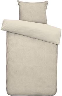Byrklund Leen Bakker - Dekbedovertrek Teddy Favorite Fuzzle - 140x220 Cm - Polyester/Teddy - Taupe