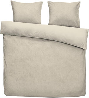 Byrklund Leen Bakker - Dekbedovertrek Teddy Favorite Fuzzle - 240x220 Cm - Polyester/Teddy - Taupe