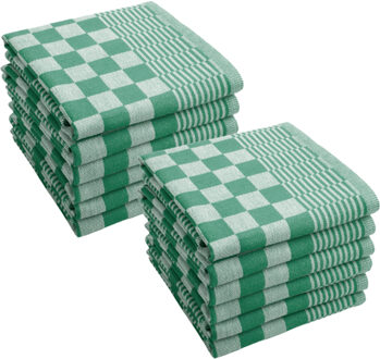 Byrklund Theedoek Clean & Tidy Groen - 12 stuks - 50x70 cm