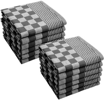 Byrklund Theedoek Clean & Tidy Zwart - 12 stuks - 50x70 cm