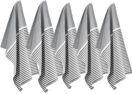 Byrklund Theedoek Dry Dishes Grijs - 5 stuks - 50x70 cm