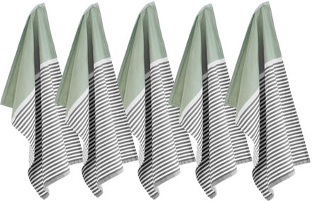 Byrklund Theedoek Dry Dishes Jade - 5 stuks - 50x70 cm