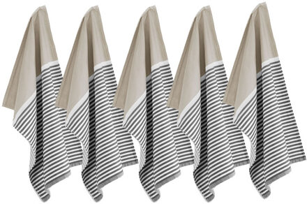 Byrklund Theedoek Dry Dishes Zand - 5 stuks - 50x70 cm