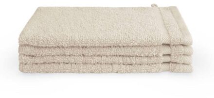 Byrklund Washand 16x21 cm 500gram Beige - 4 stuks