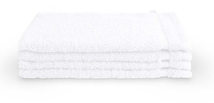 Byrklund Washand 16x21 cm 500gram Wit - 4 stuks