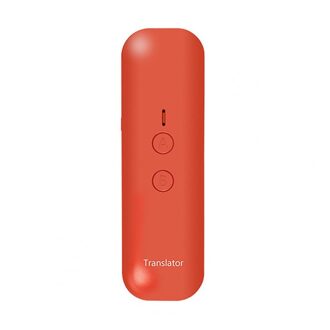 C-1 Bluetooth 5.0 Oplaadbare Snelle Verbinding Mini Draagbare Voice Multi-language Smart Vertaler Voor Overzeese Zakelijke Bijeenkomst oranje