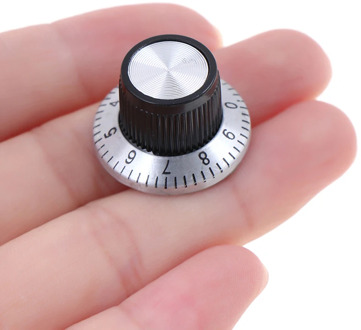 C-3 4MM 23X14 Knob With A Digital Scale Metal Surface Potentiometer Knob 6MM