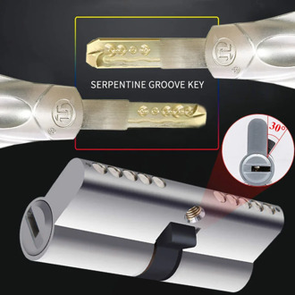 C Grade Cylinder Anti-theft Door Lock Core Universal Copper Chrome Plated Customize Cylinders European and American standards