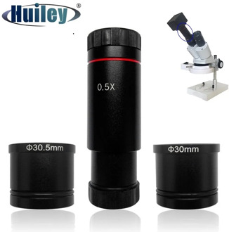 C-mount Adapter Lens C Mount Lens for USB Industrial Camera Digital Eyepiece Connected Microscope Reduction Relay Lens 0.3X 0.4X
