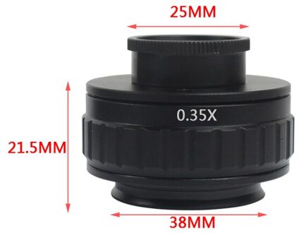 C-Mount Lens 0.35X 0.5X Ctv Voor Trinoculaire Stereo Microscoop 25Mm Camera Interface Microscoop Camera Adapters